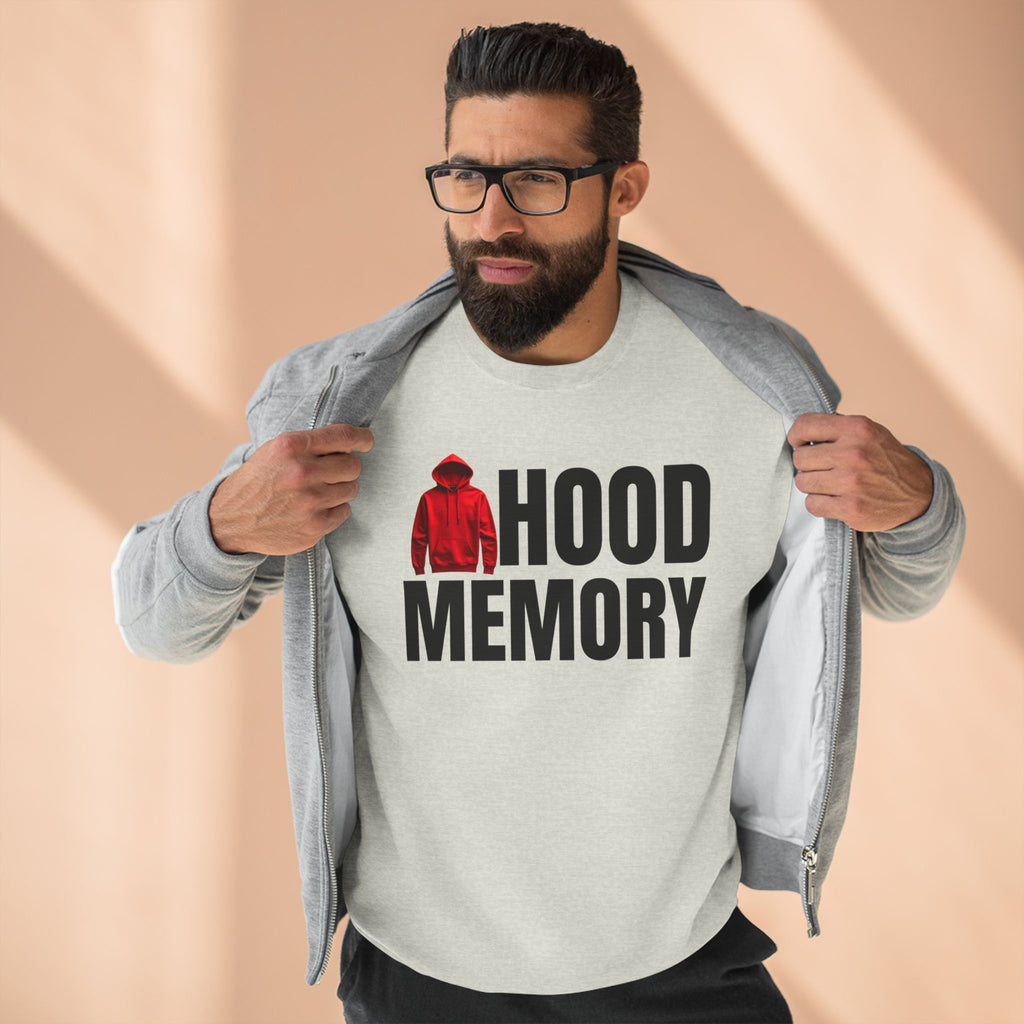 Hood Memory Sweatshirt | Cozy Unisex Crewneck Casual Wear, Retro Style