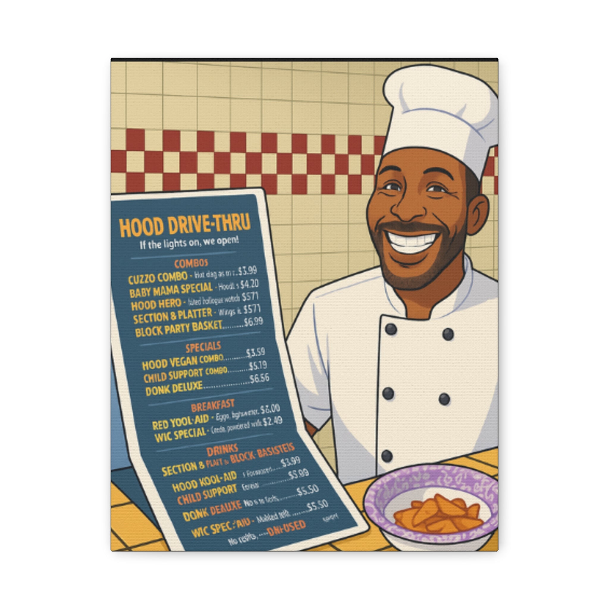 Hood Drive-Thru Canvas Art