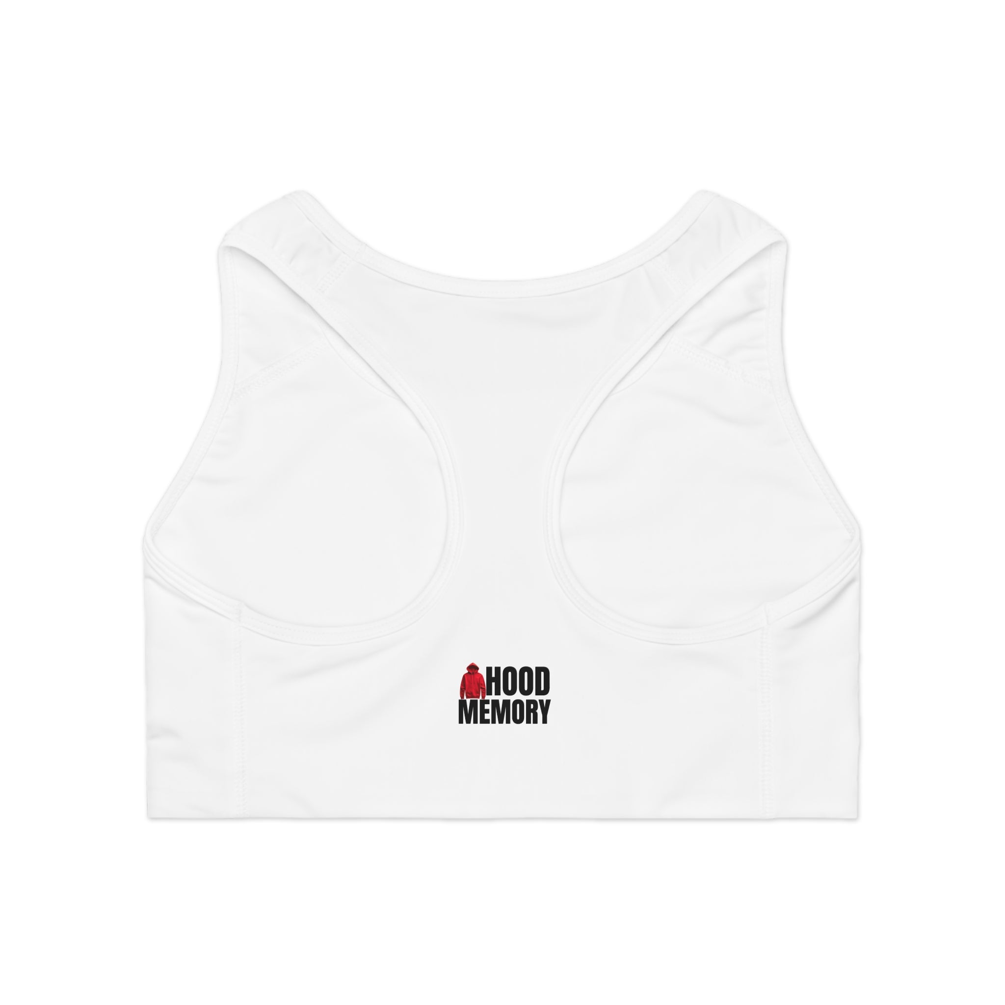 Hood Memory Sports Bra White