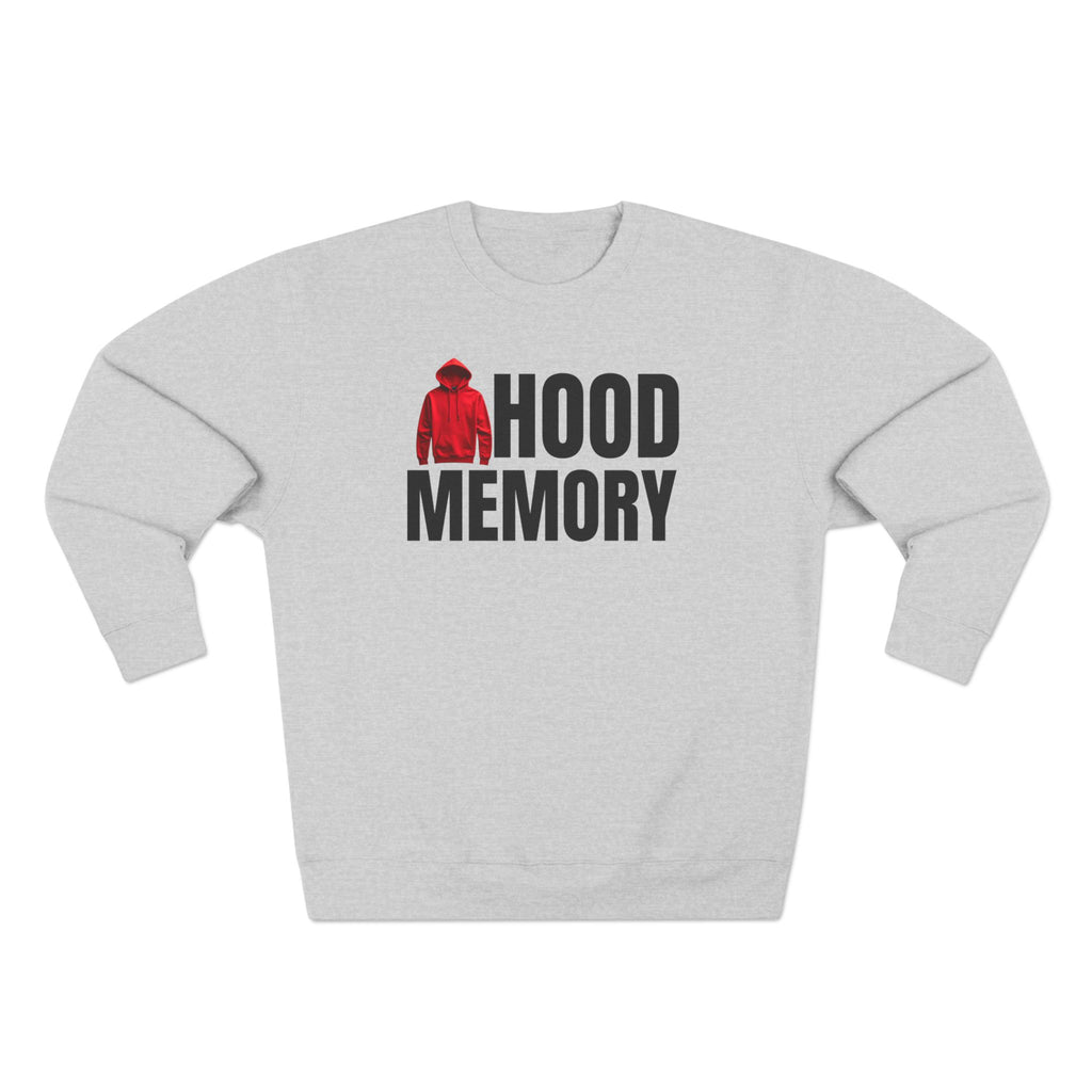 Hood Memory Sweatshirt | Cozy Unisex Crewneck Casual Wear, Retro Style