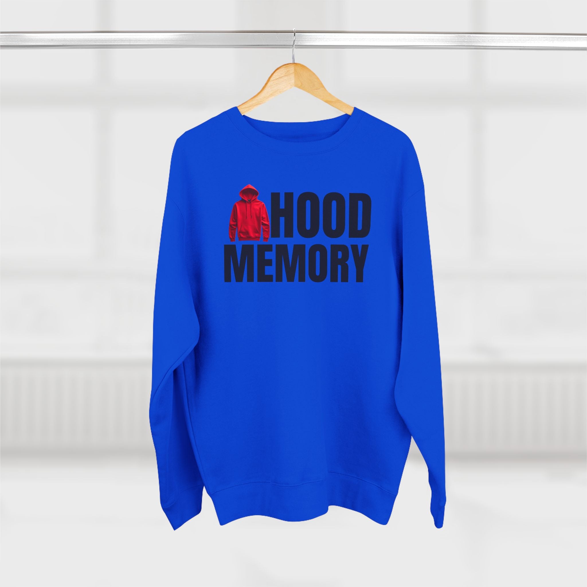 Hood Memory Sweatshirt | Cozy Unisex Crewneck Casual Wear, Retro Style