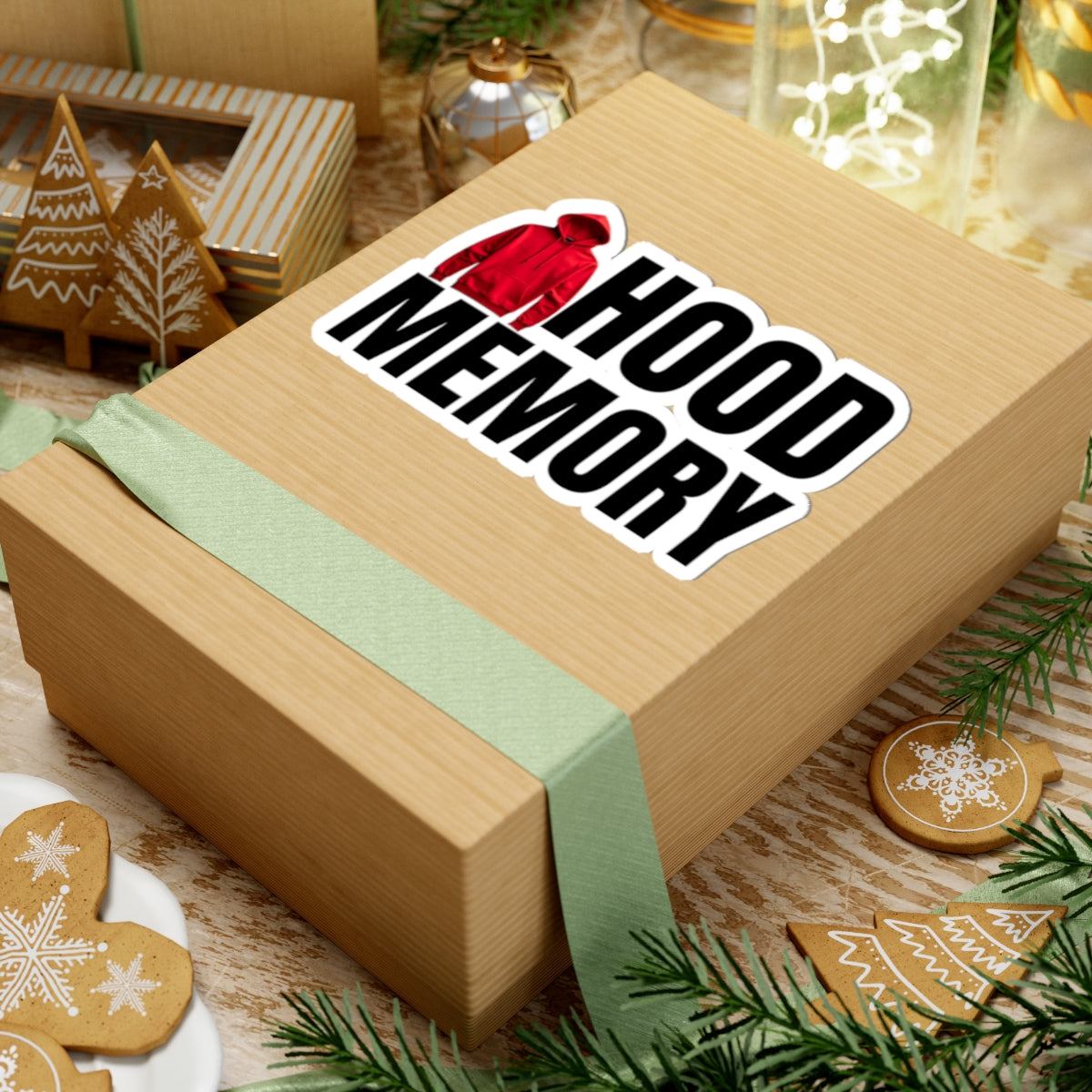 Hood Memory Vibrant Kiss-Cut Stickers