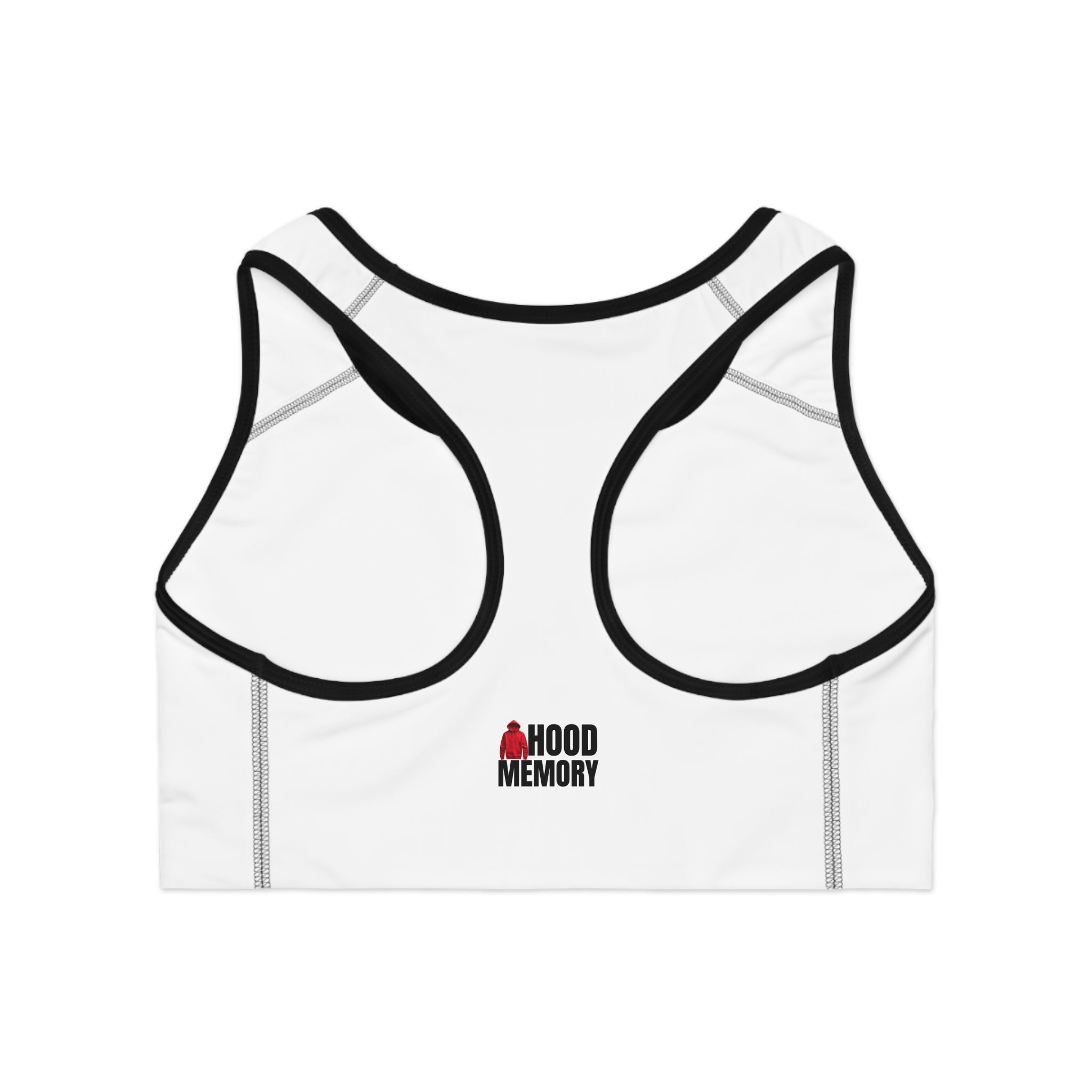 Hood Memory Sports Bra White