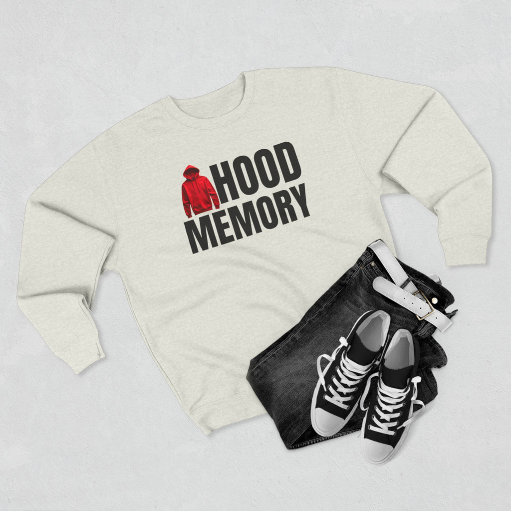 Hood Memory Sweatshirt | Cozy Unisex Crewneck Casual Wear, Retro Style