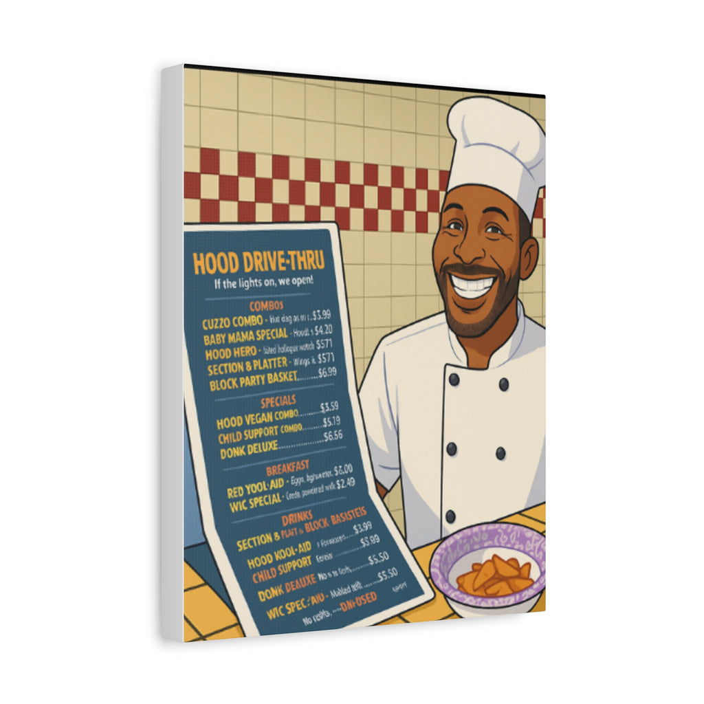 Hood Drive-Thru Canvas Art