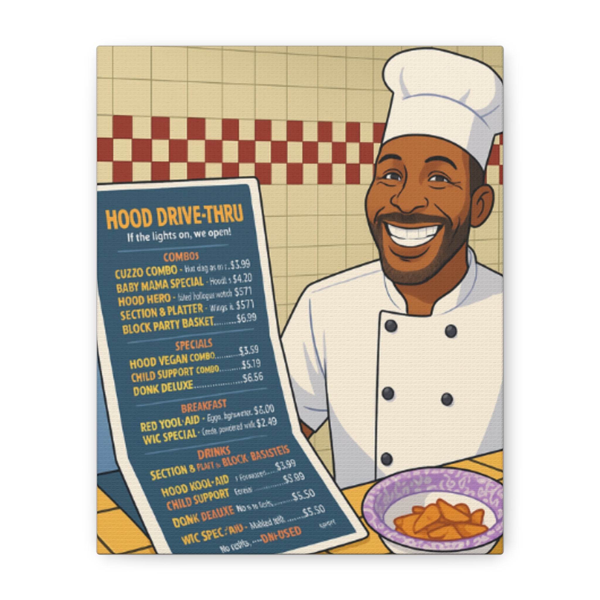 Hood Drive-Thru Canvas Art