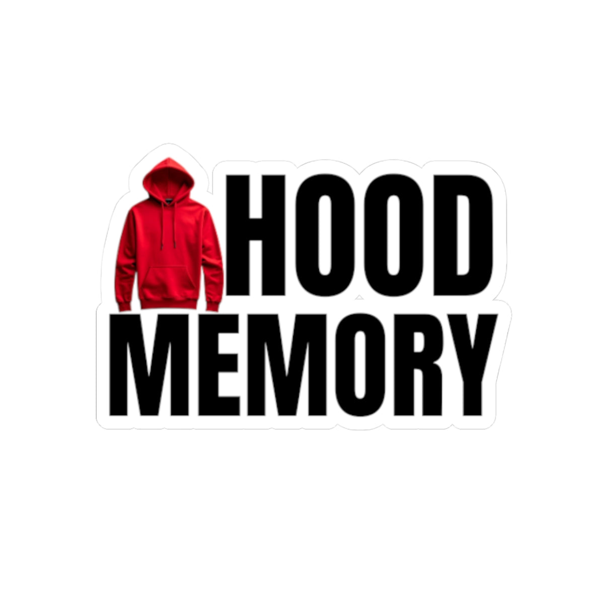 Hood Memory Vibrant Kiss-Cut Stickers