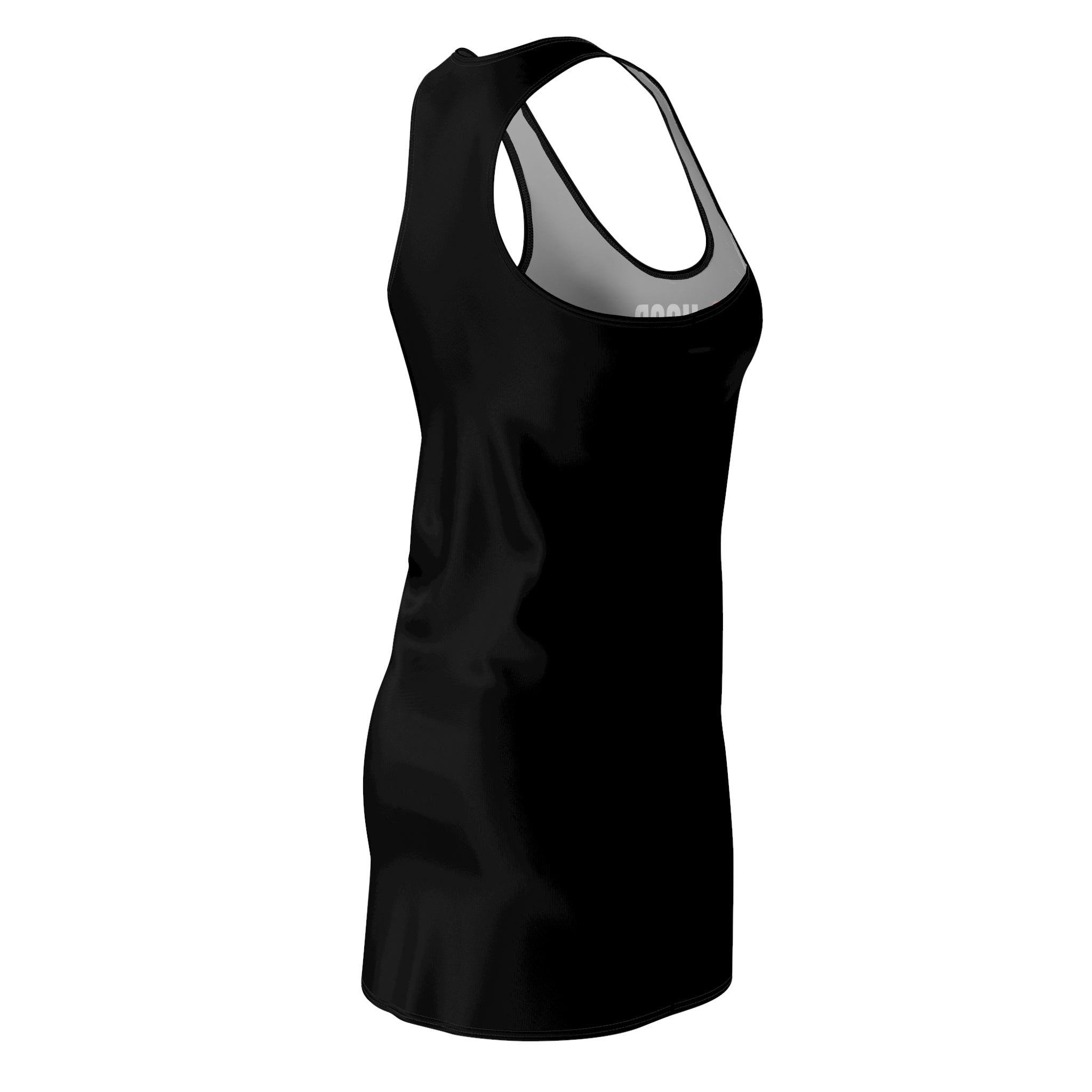 Hood Memory Racerback Dress Black
