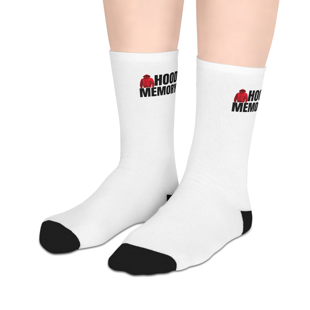 Modern mid-length Sock White
