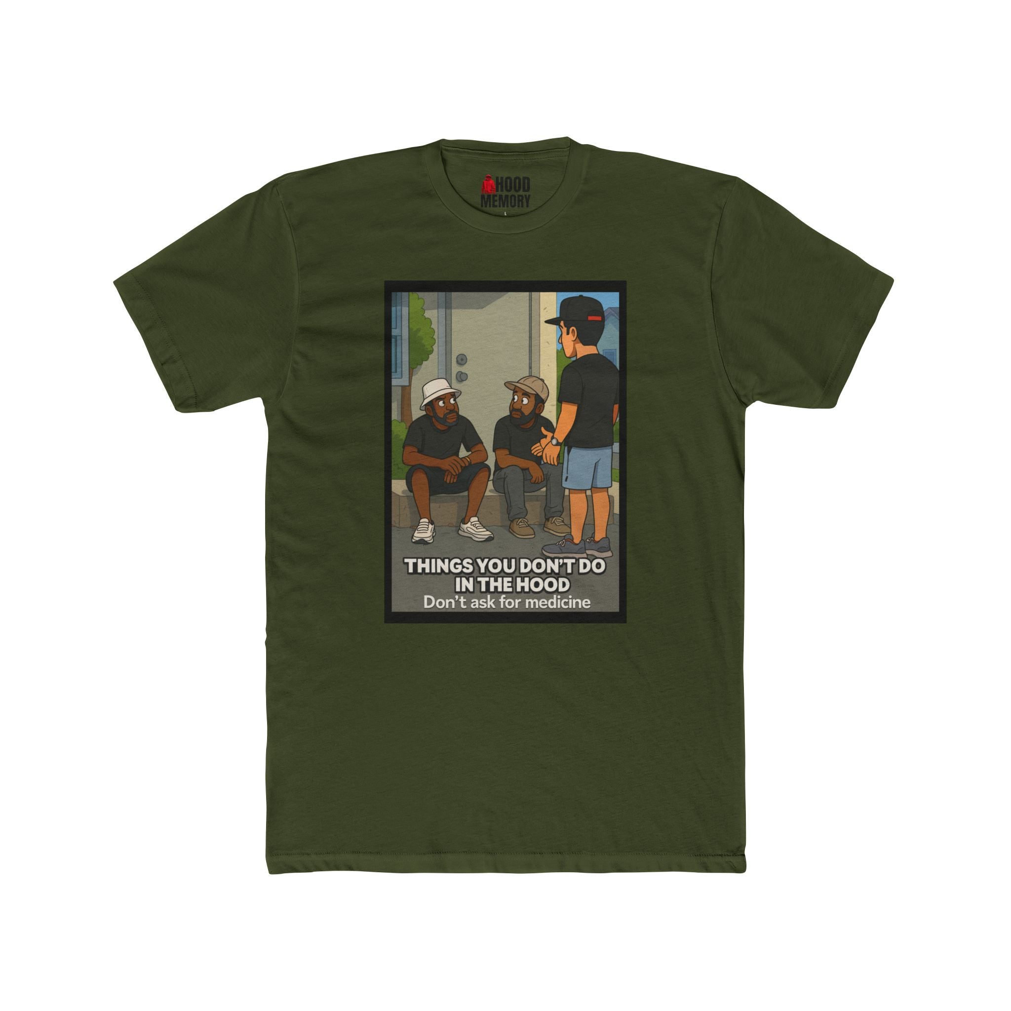 Humorous Unisex Cotton Crew Tee - 'Things You Don't Do in the Hood'