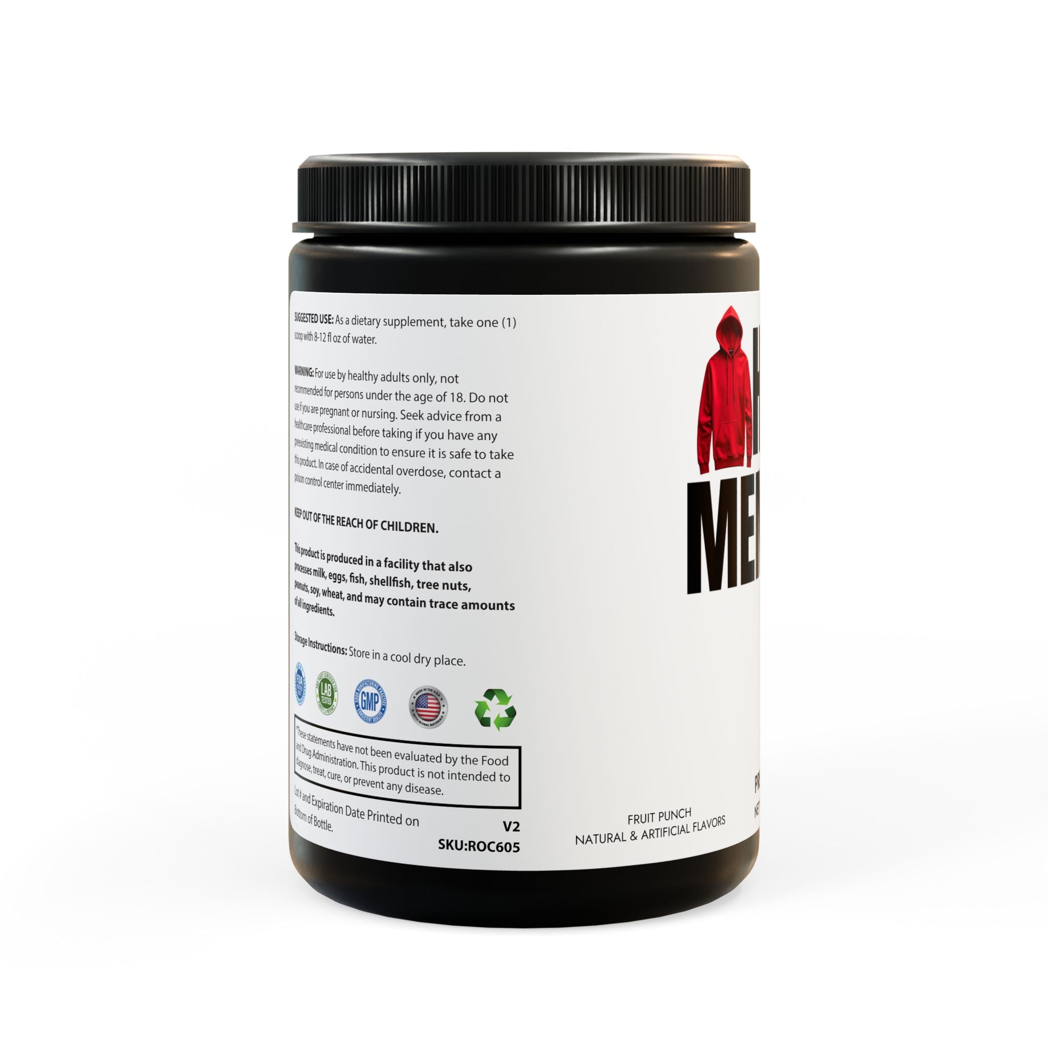 Pre-Workout Supplement, Fruit Punch (204g, 7.1oz)