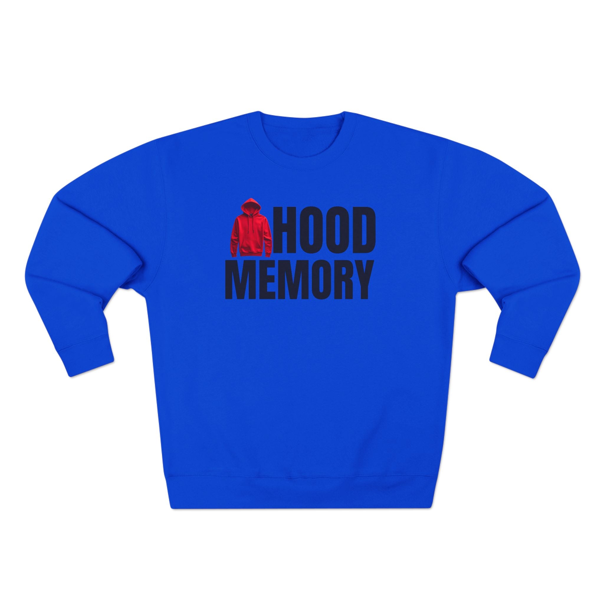 Hood Memory Sweatshirt | Cozy Unisex Crewneck Casual Wear, Retro Style