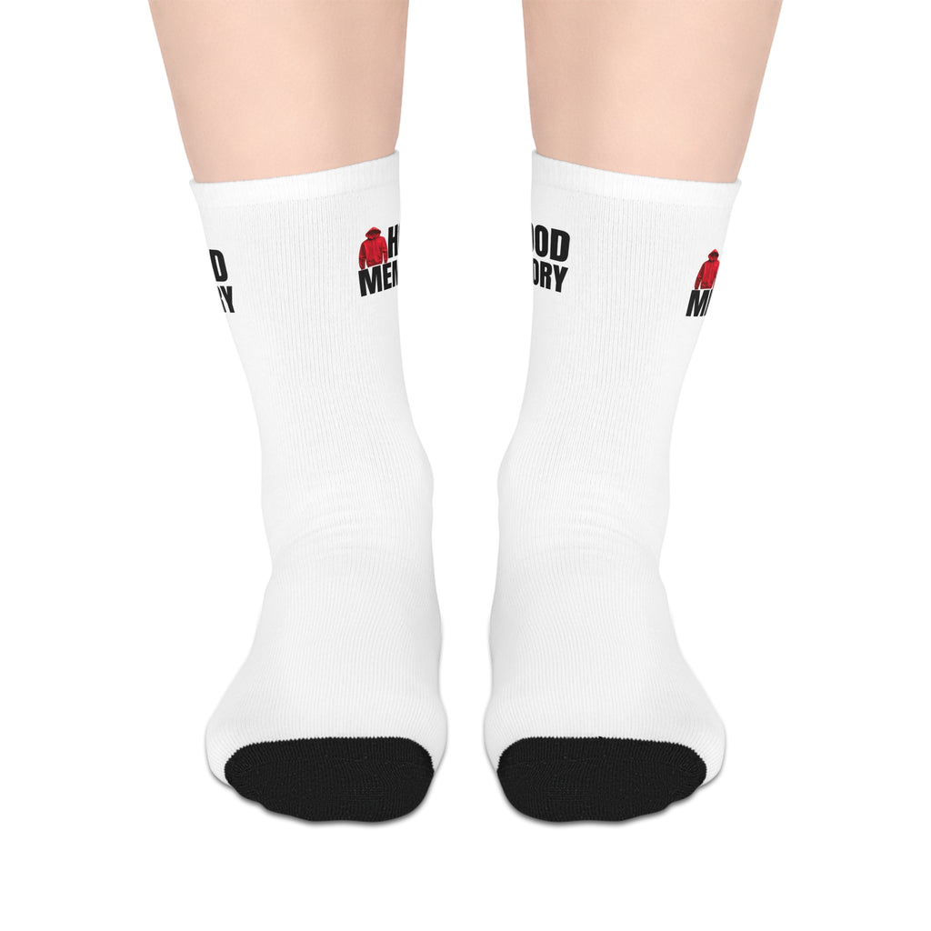 Modern mid-length Sock White