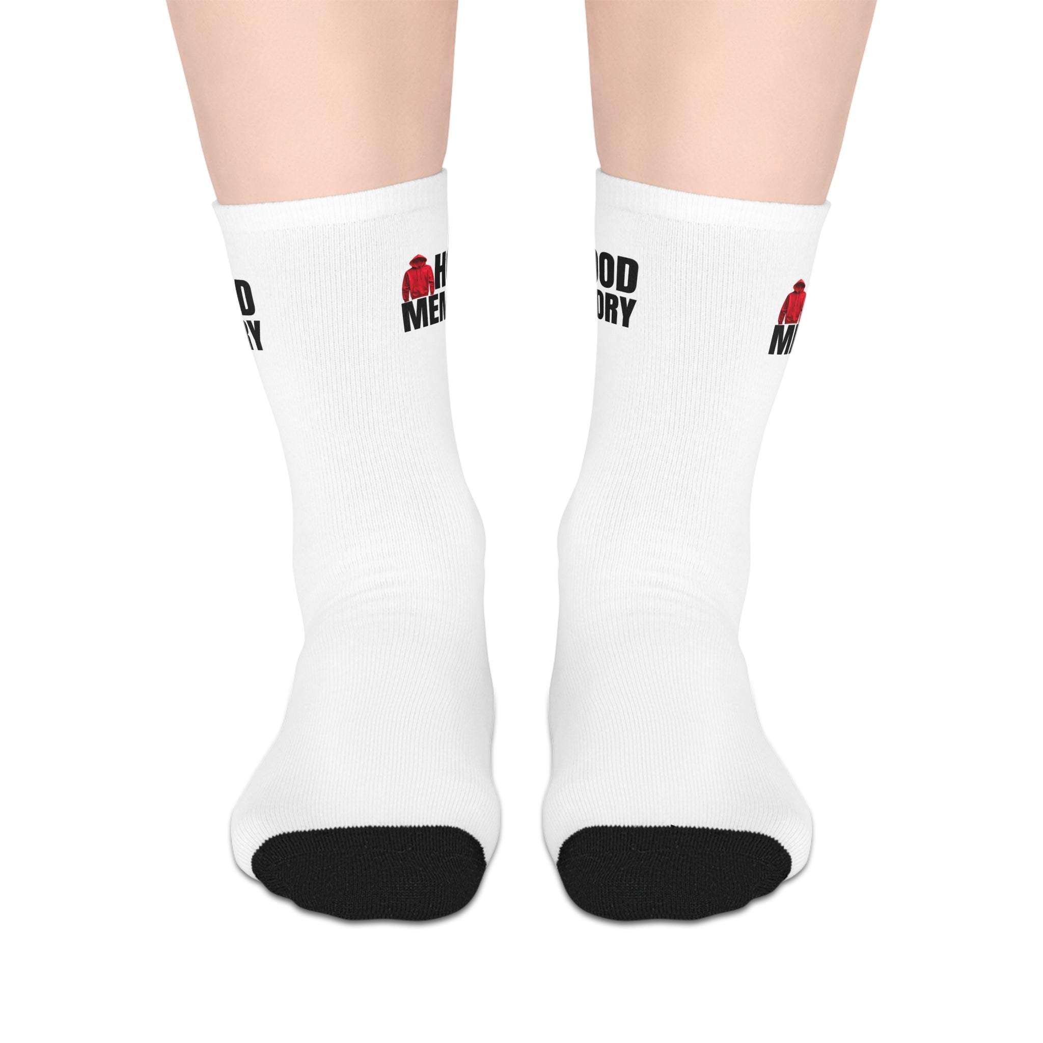 Modern mid-length Sock White