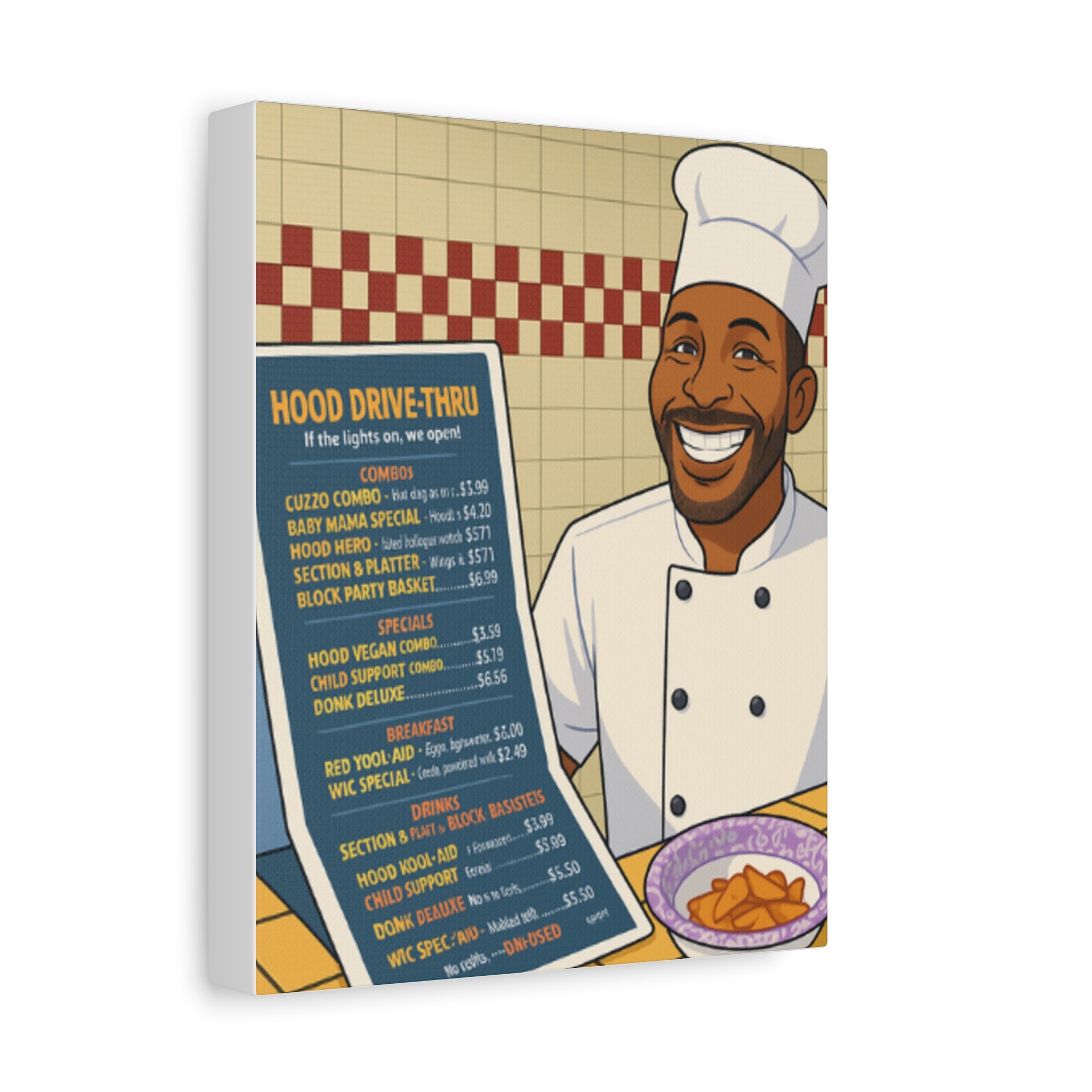 Hood Drive-Thru Canvas Art