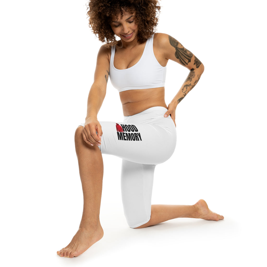 Chic Women’s Capri Leggings White