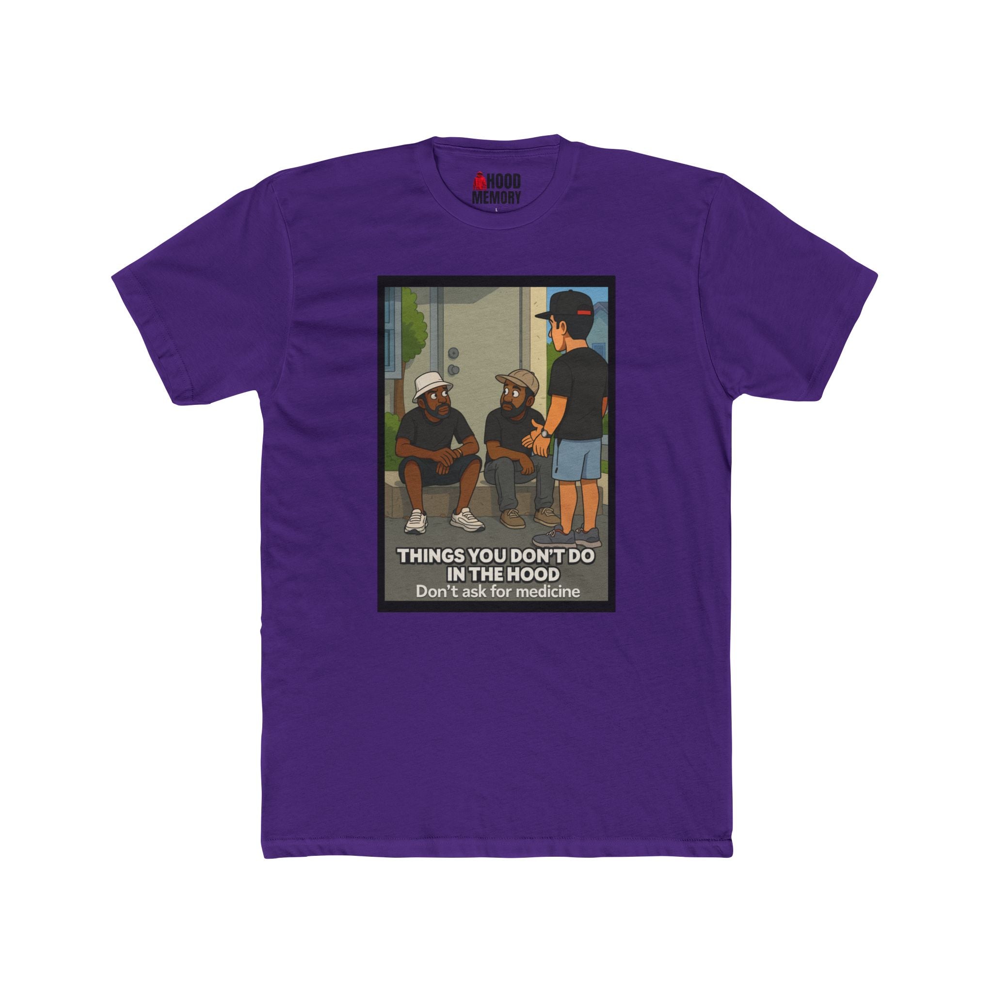 Humorous Unisex Cotton Crew Tee - 'Things You Don't Do in the Hood'