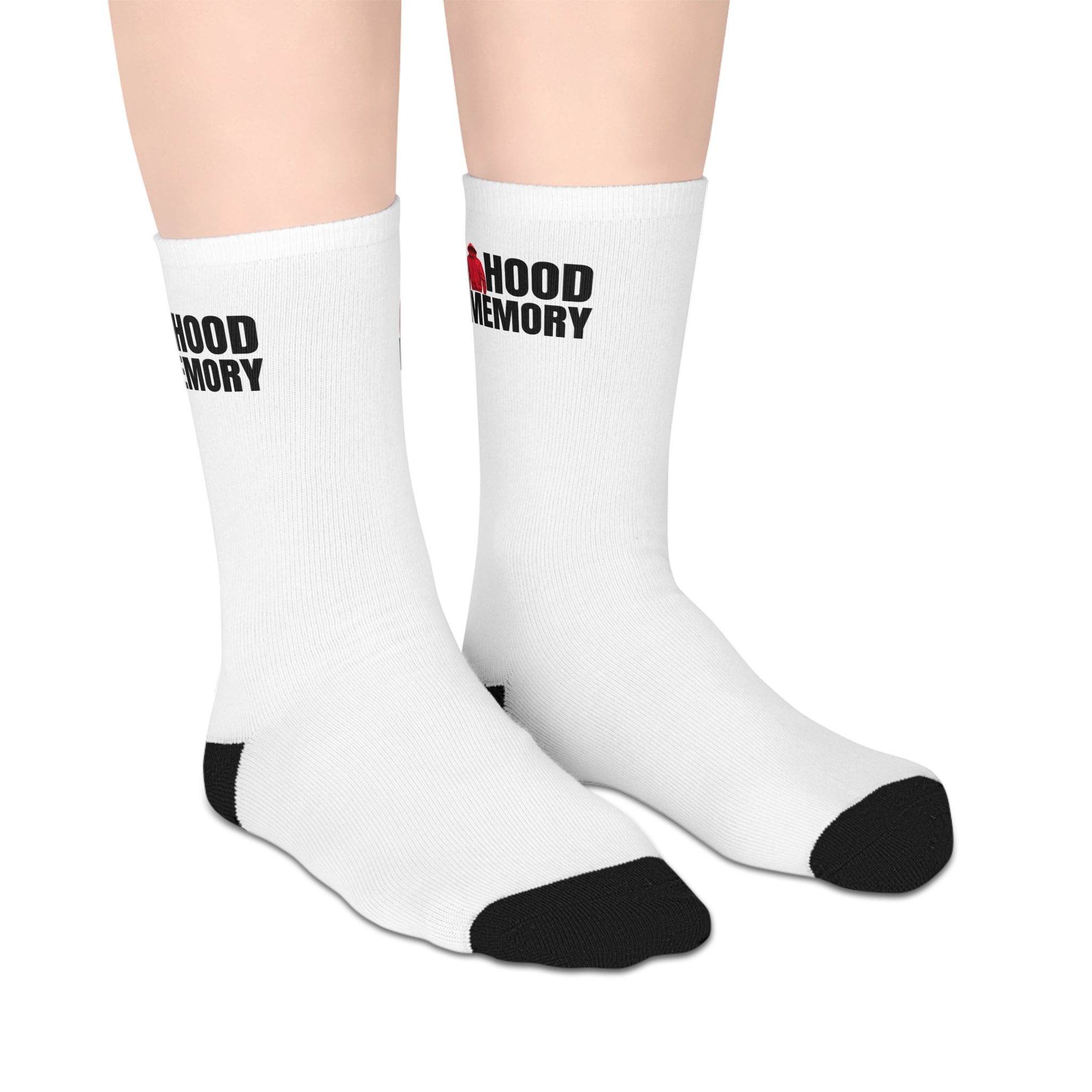 Modern mid-length Sock White