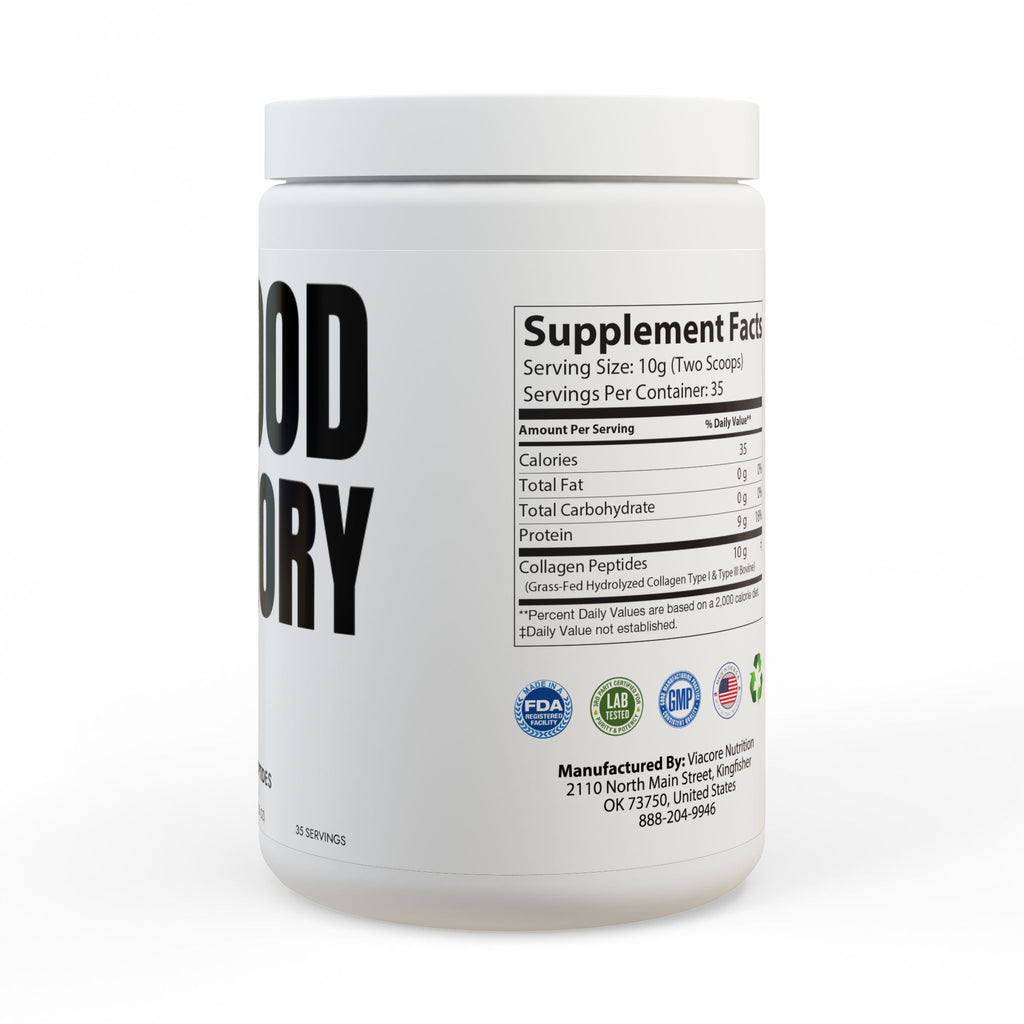 Collagen Peptides Type I & III Supplement (350g, 12.3oz)