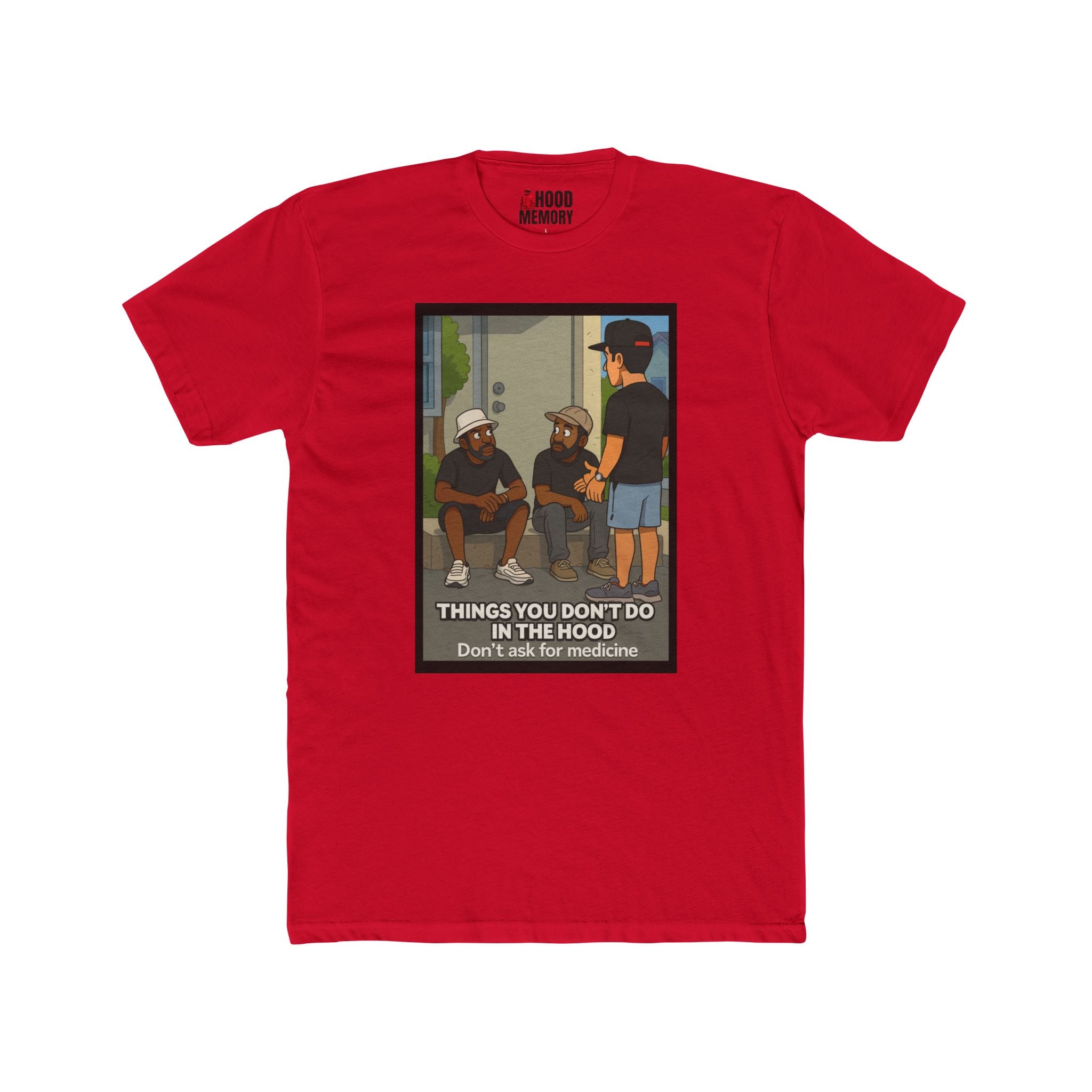 Humorous Unisex Cotton Crew Tee - 'Things You Don't Do in the Hood'