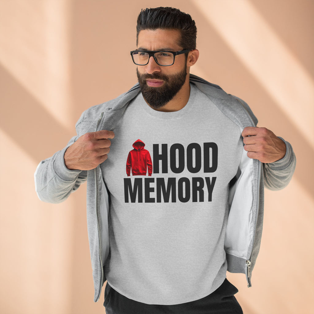 Hood Memory Sweatshirt | Cozy Unisex Crewneck Casual Wear, Retro Style