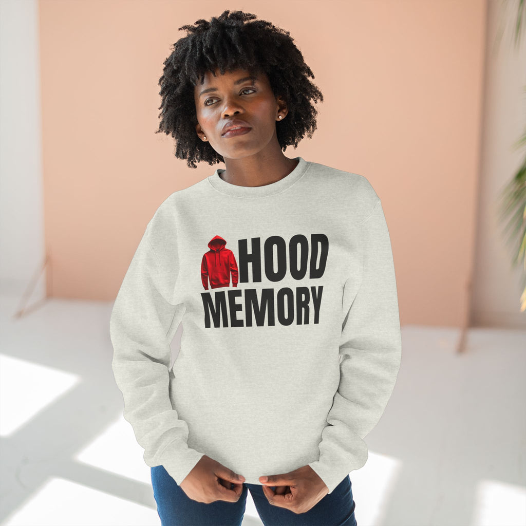 Hood Memory Sweatshirt | Cozy Unisex Crewneck Casual Wear, Retro Style