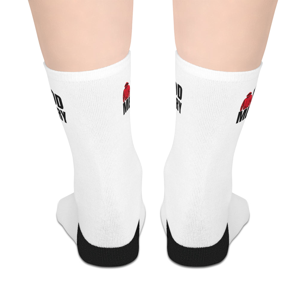 Modern mid-length Sock White